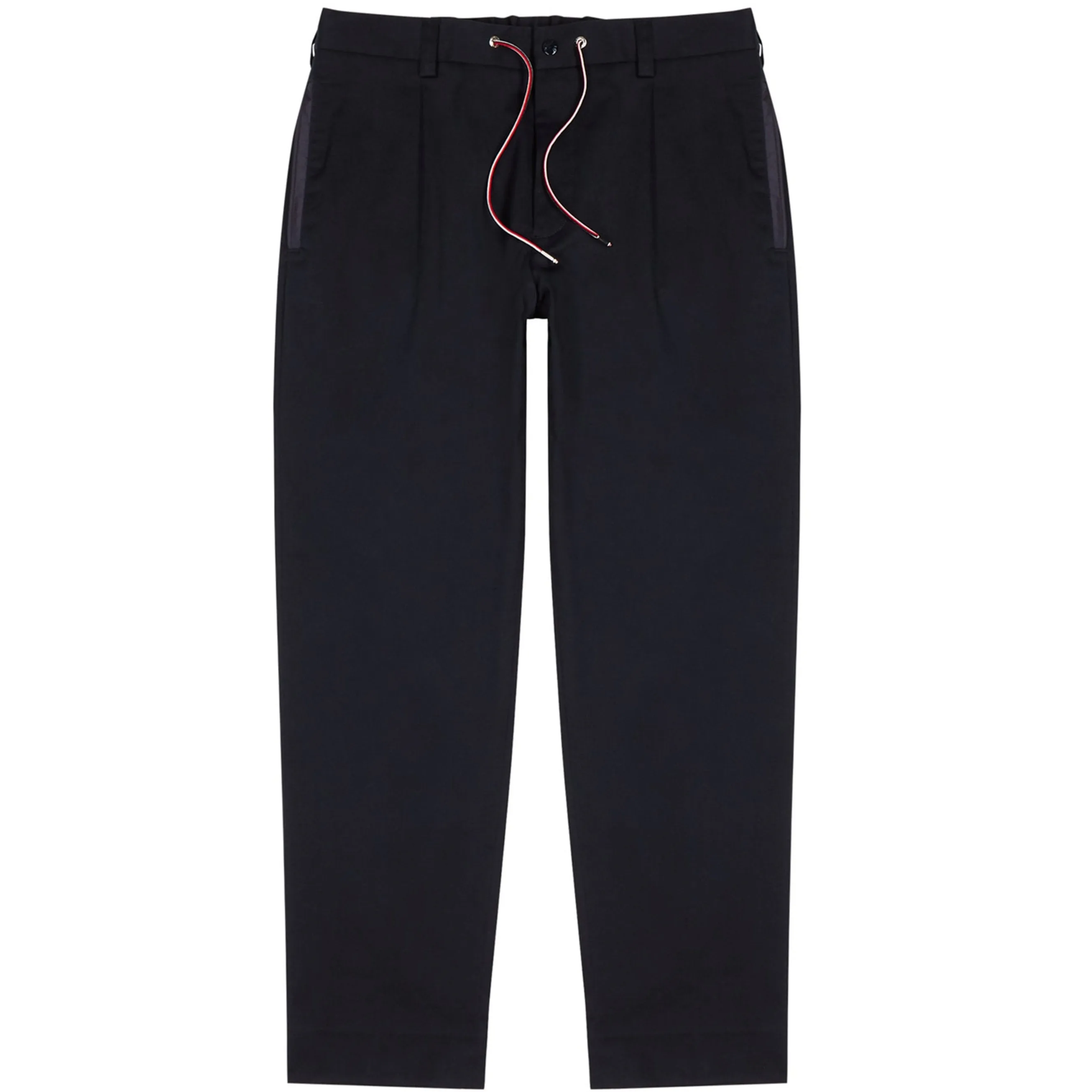 Moncler Navy Stretch Cotton Trousers