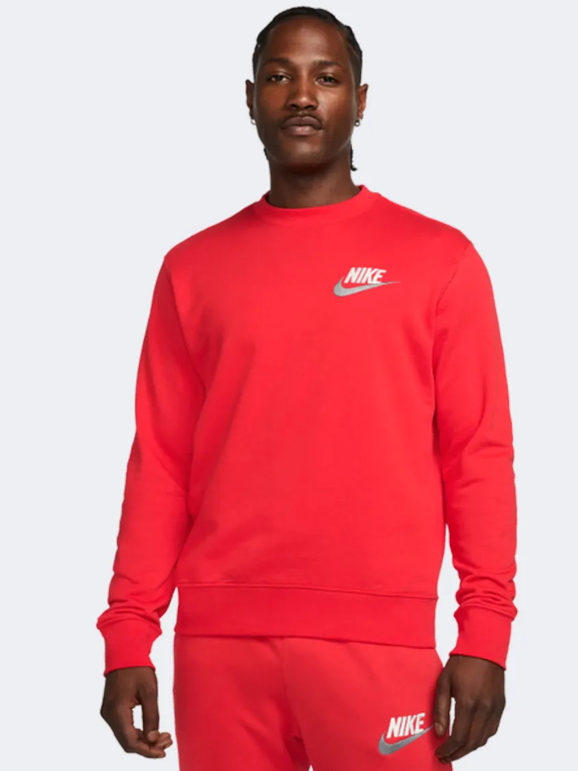 Nike Club Men Lifestyle Sweatshirt University Red