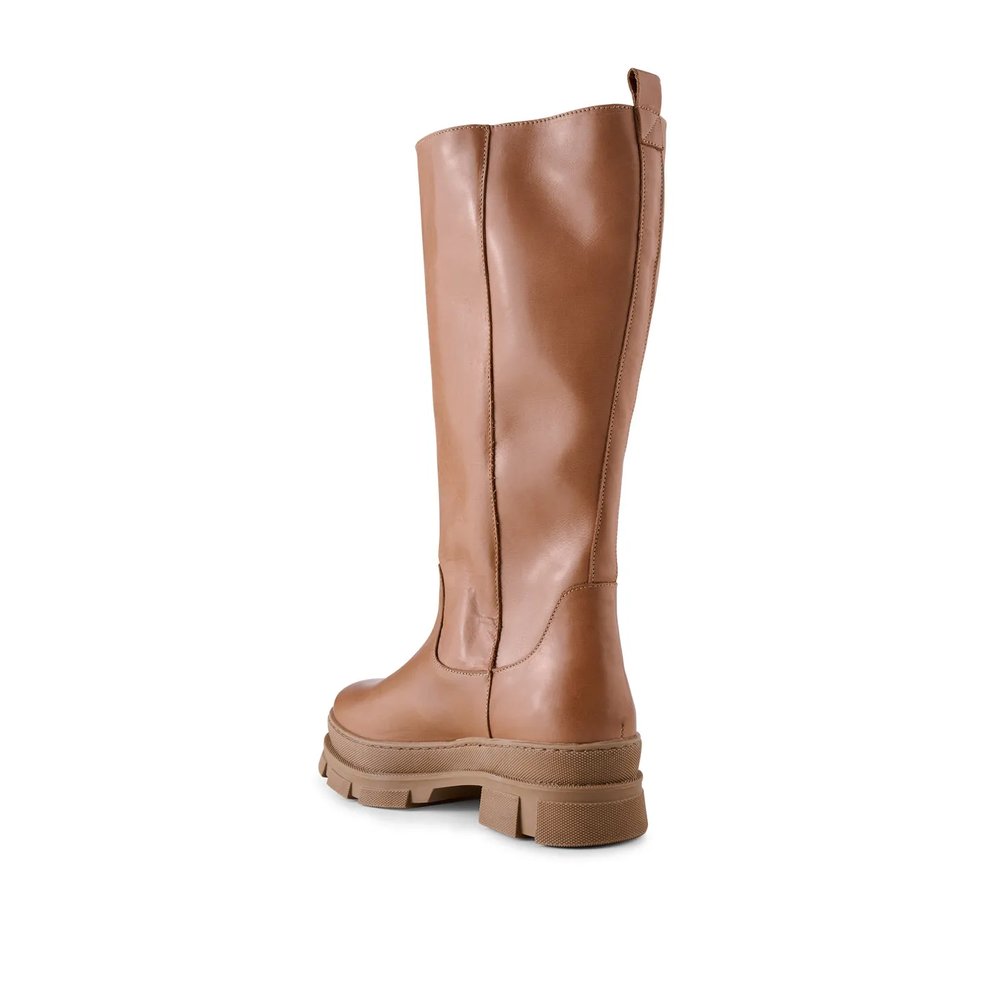 Olga boot leather - Tan