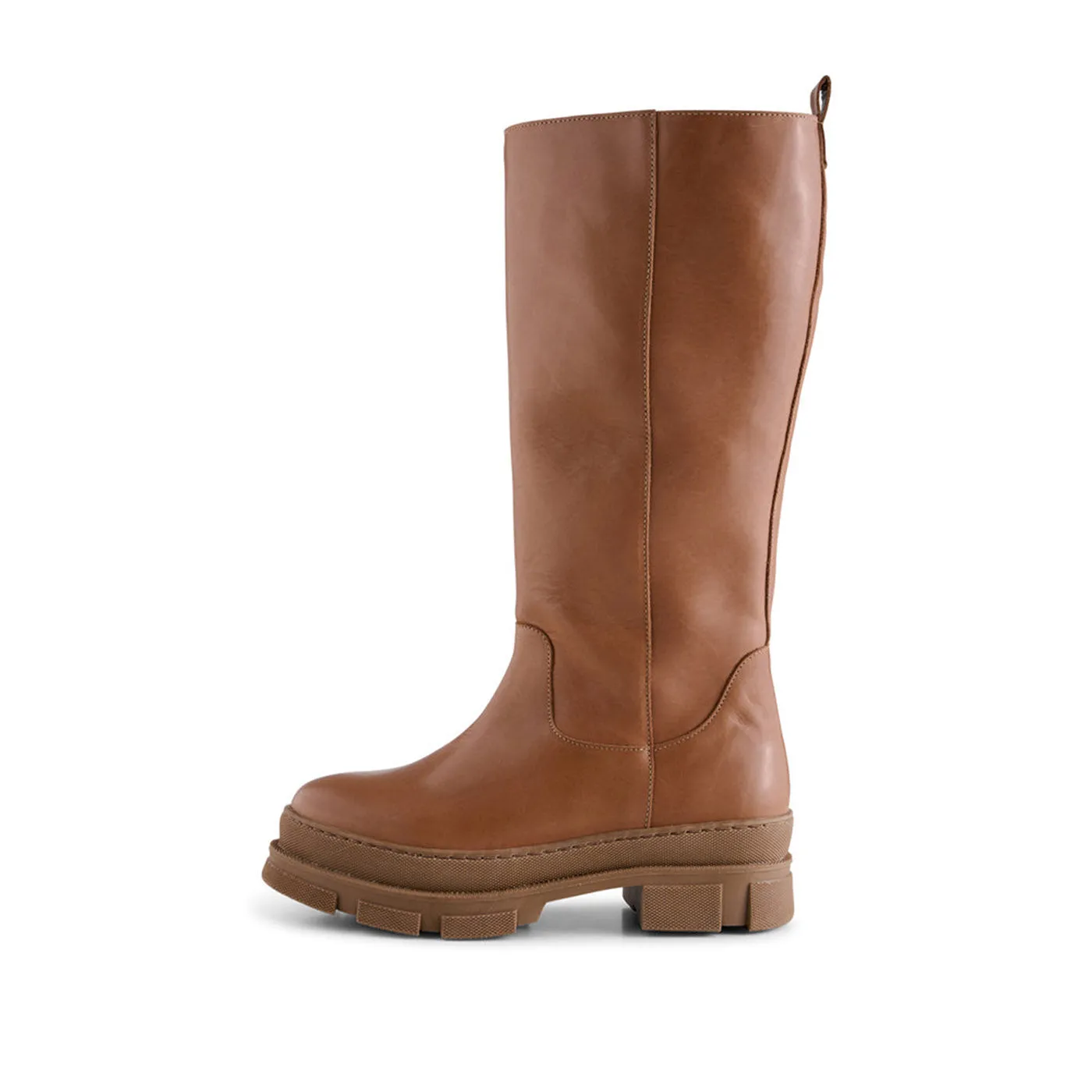 Olga boot leather - Tan