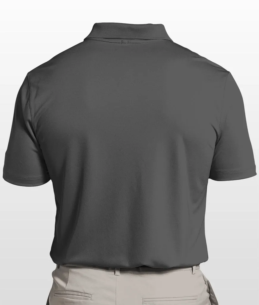 Performance Polo Shirt, Steel Gray