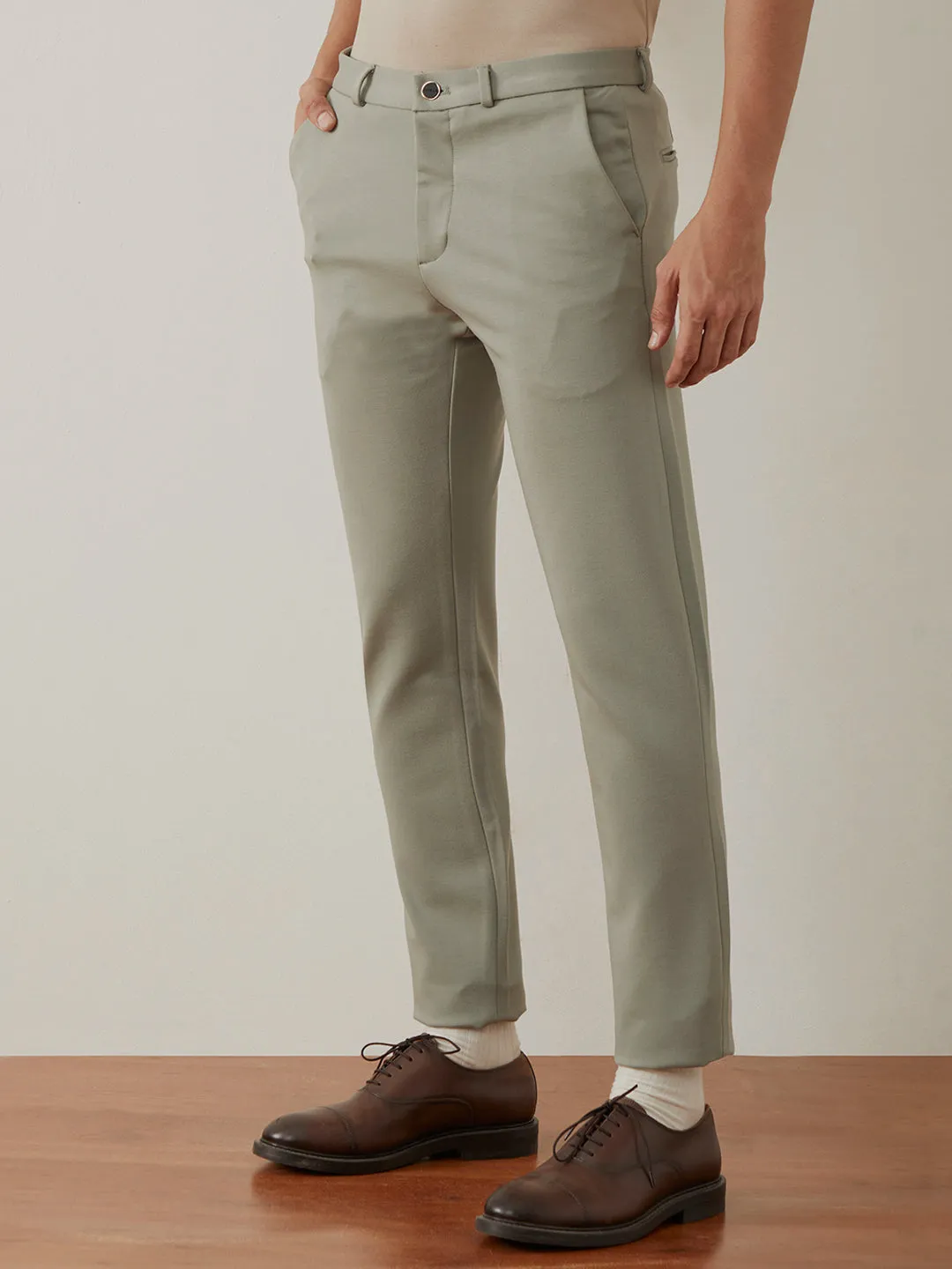 Pista Plain Bi-Stretch Slim Trousers