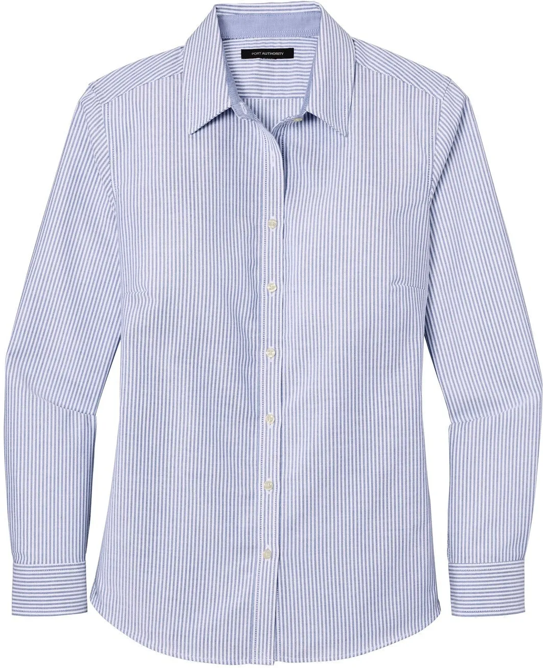 Port Authority Ladies SuperPro Oxford Stripe Shirt