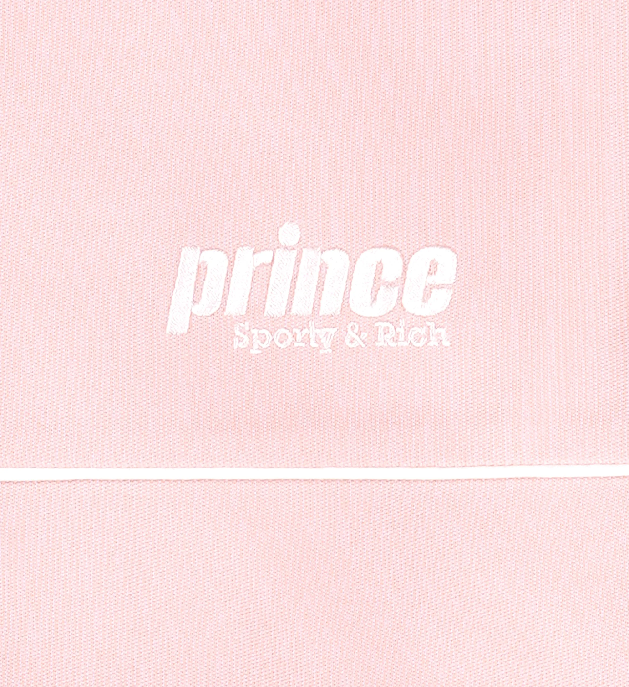 Prince Sporty Court Jacket - Baby Pink/White