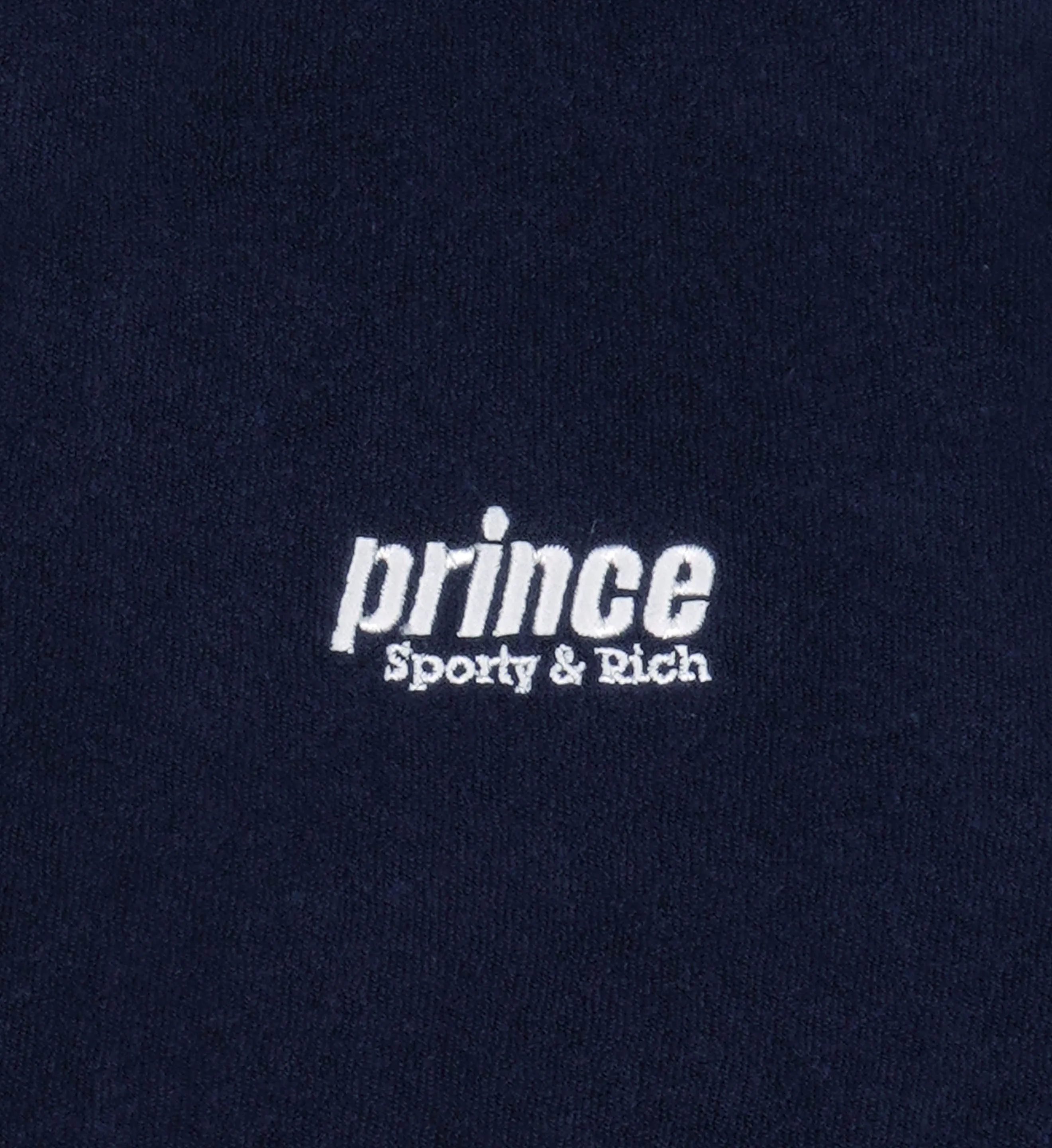 Prince Sporty Terry Track Jacket - Navy/White