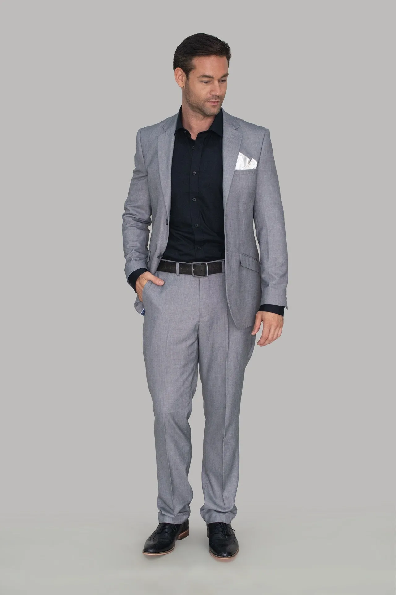 Reegan Grey Wedding Suit