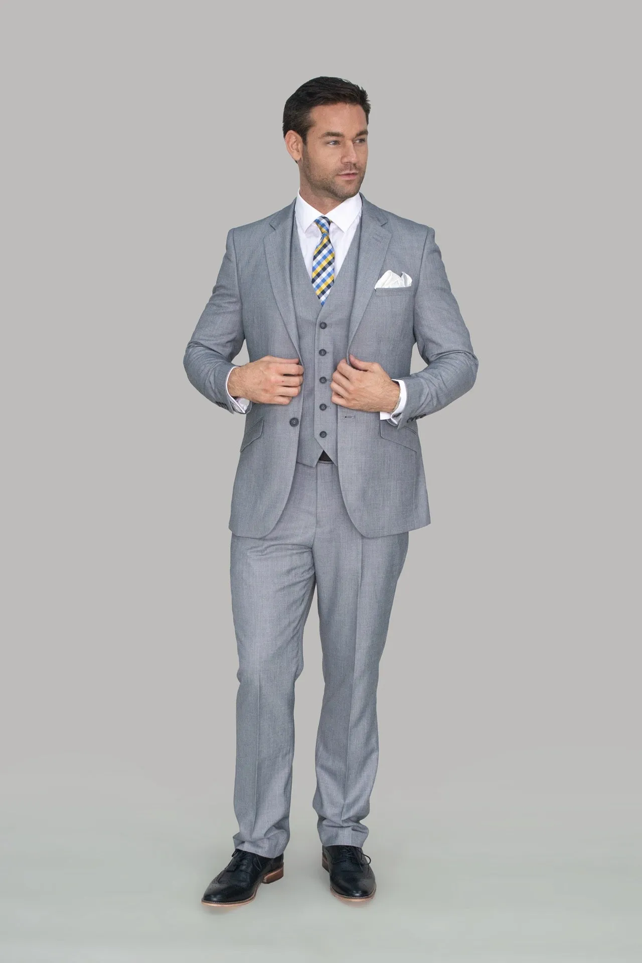 Reegan Grey Wedding Suit