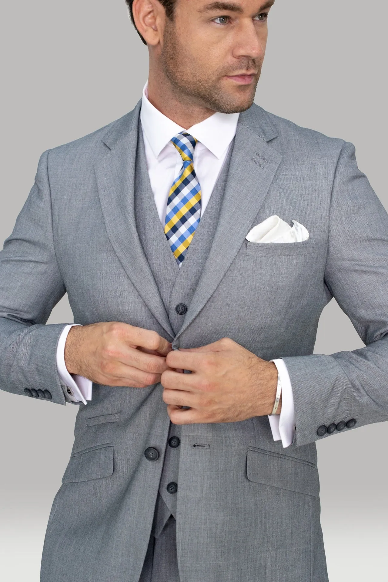 Reegan Grey Wedding Suit