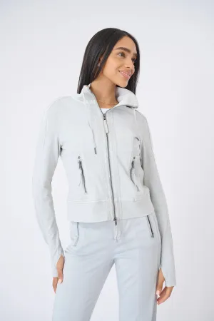 RR90241b Marrakech Malibu Stretch Viscose Track Jacket