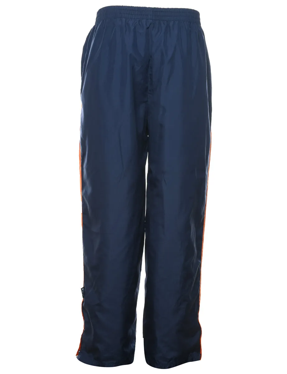 Starter Navy & Orange Track Pants - W36 L31