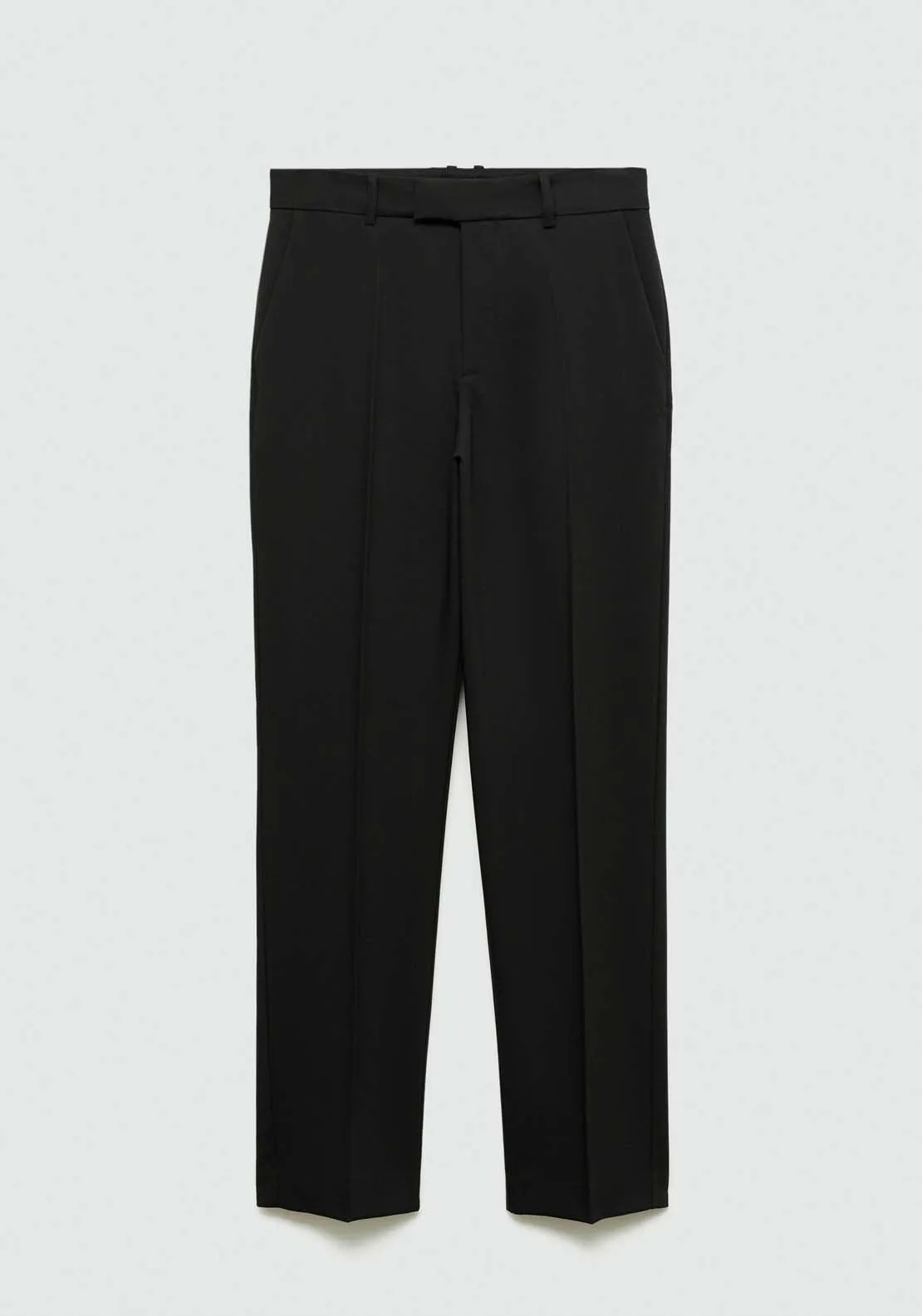 Straight suit trousers - Black