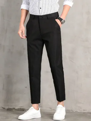 Summer Slim Suit Trousers