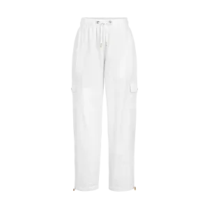 THE AVO CARGO PANTS-WHITE