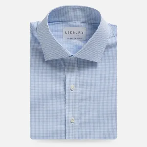 The Light Blue Norman Check Dress Shirt