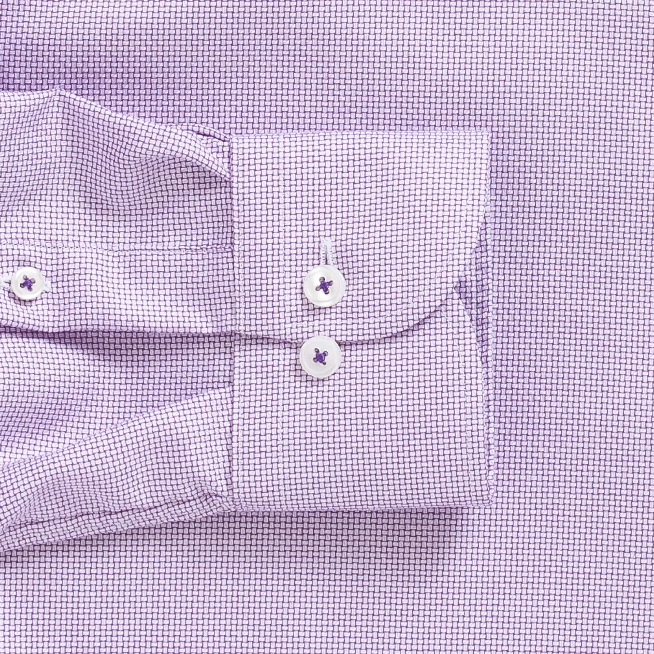 The Purple Alston Non Iron Dobby Custom Shirt