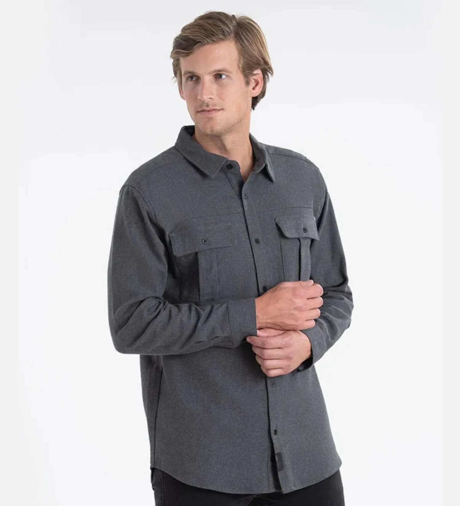 Thorogood Men's Heavyweight Brushed Flannel Button-Down Long Sleeve Work Shirt