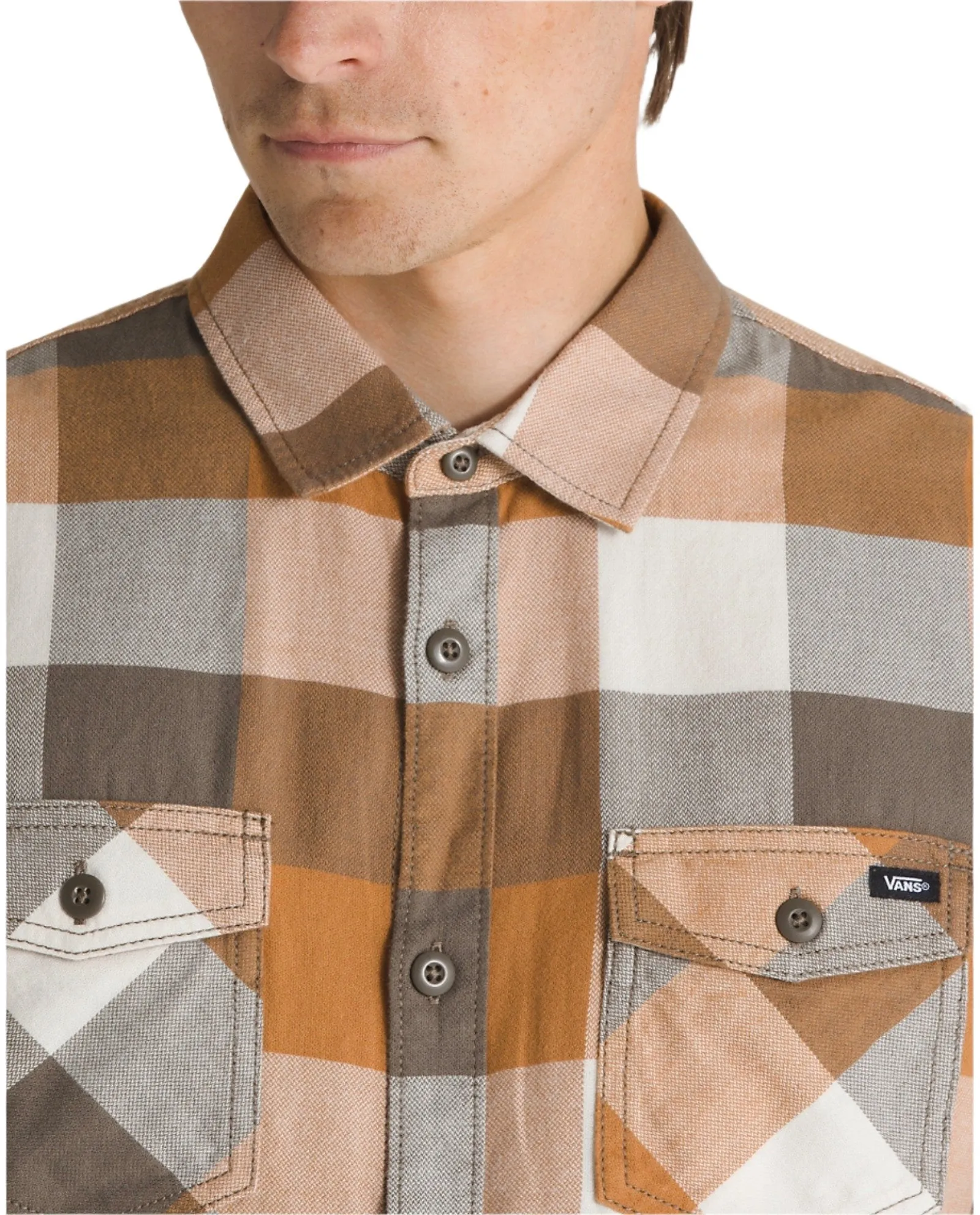 Vans Mens Box Flannel Classic Long Sleeve Shirt