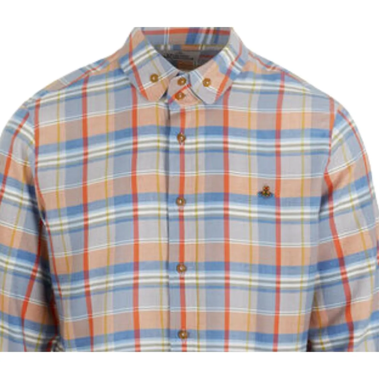 Vivienne Westwood Two Button Krall Flannel Check Shirt