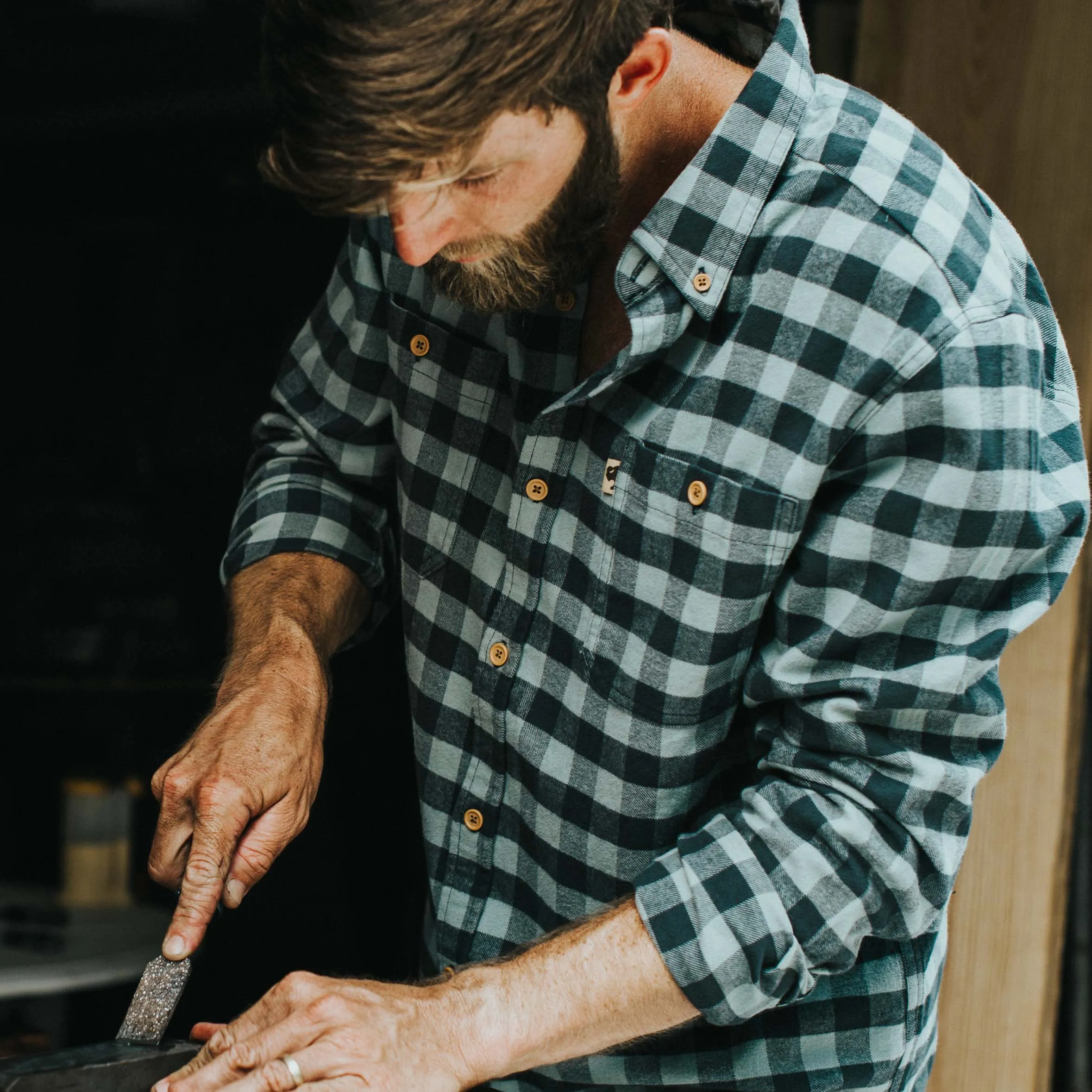 Waxhaw Buffalo Plaid Flannel Shirt | Cane Creek