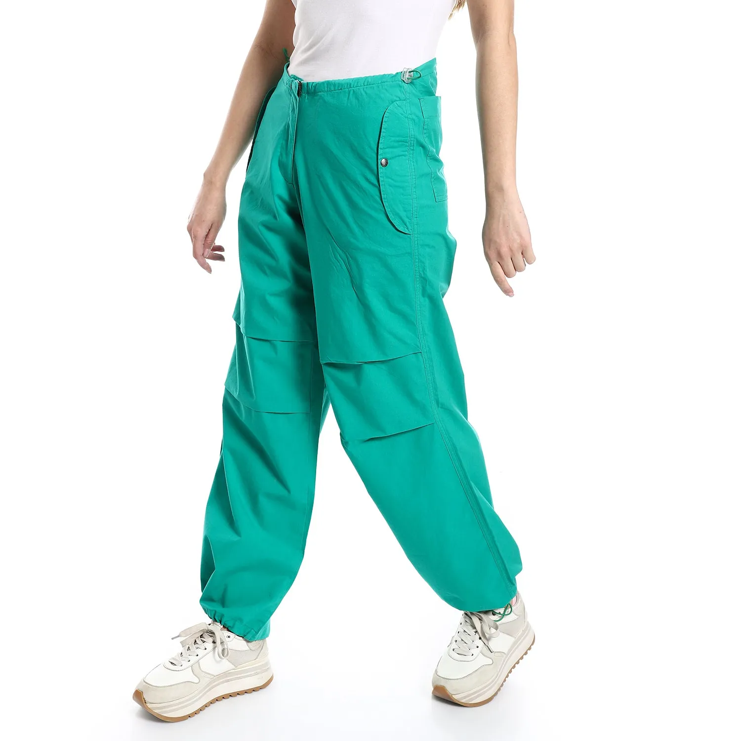 Wide Trousers With Elastic Waist - Merch