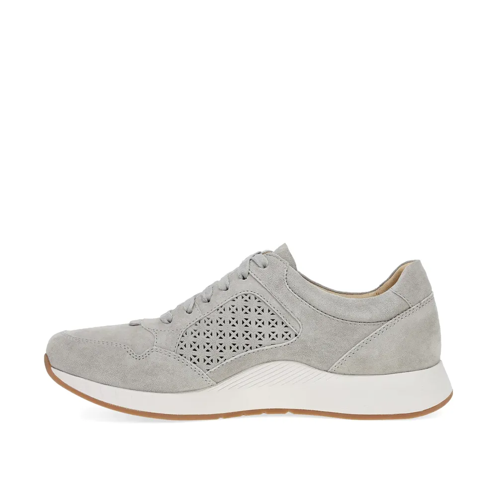 Women's Dansko Catie Sneaker Color: Grey Suede