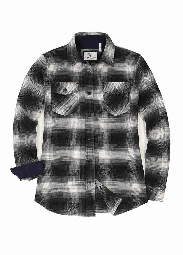 Women's Timberline Midweight Flannel Shirt,8oz