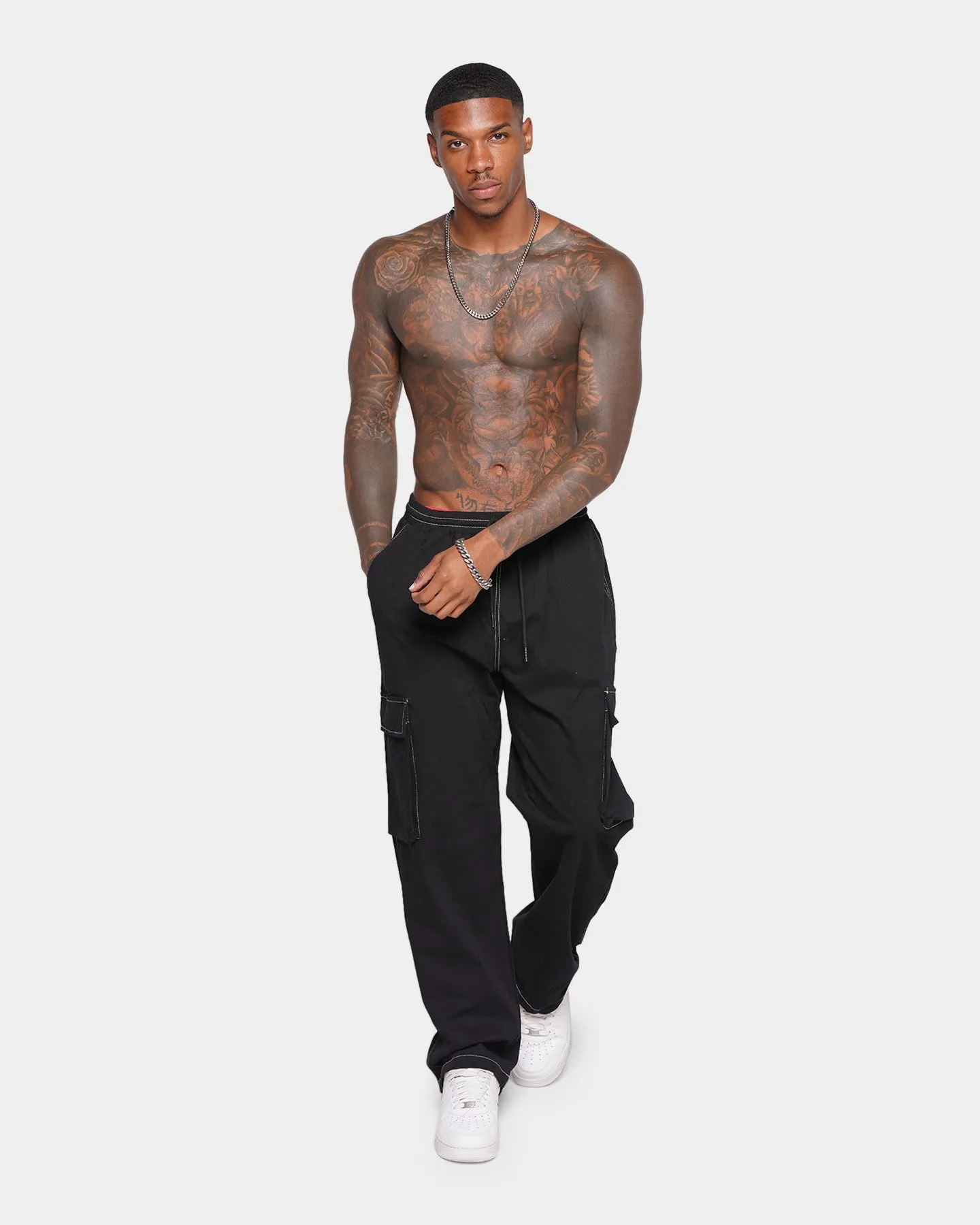 XXIII Nasir Cargo Pants Black