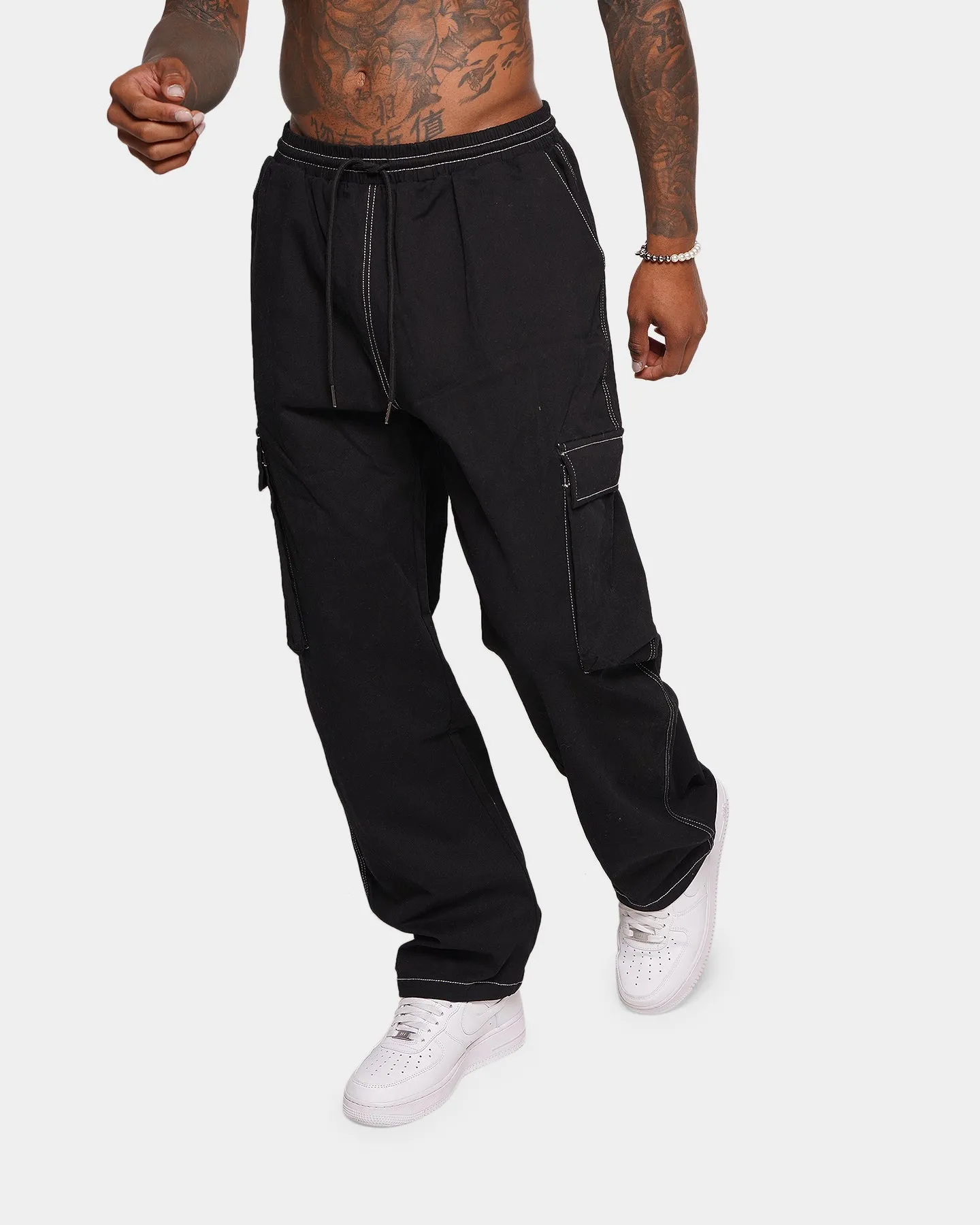 XXIII Nasir Cargo Pants Black