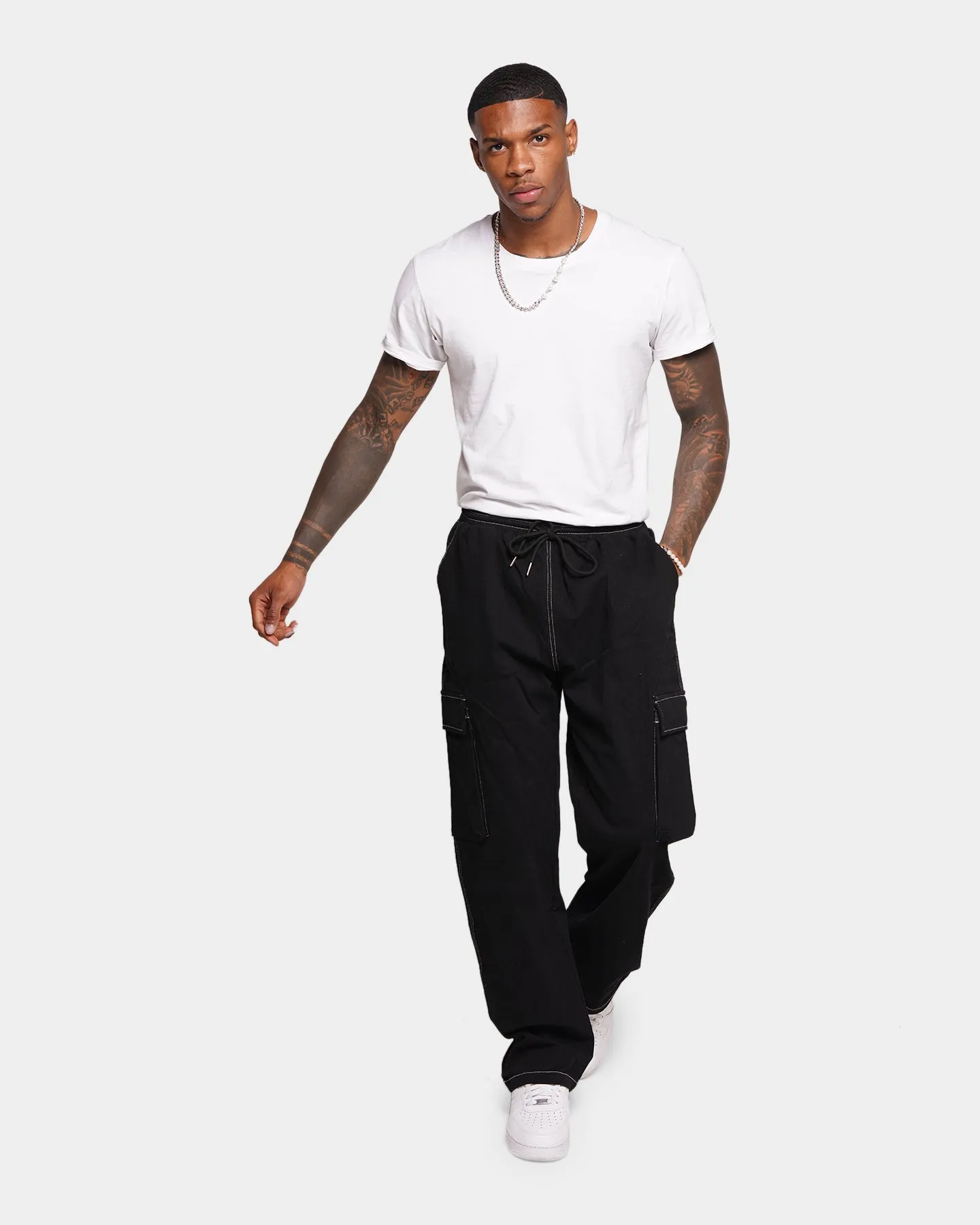 XXIII Nasir Cargo Pants Black